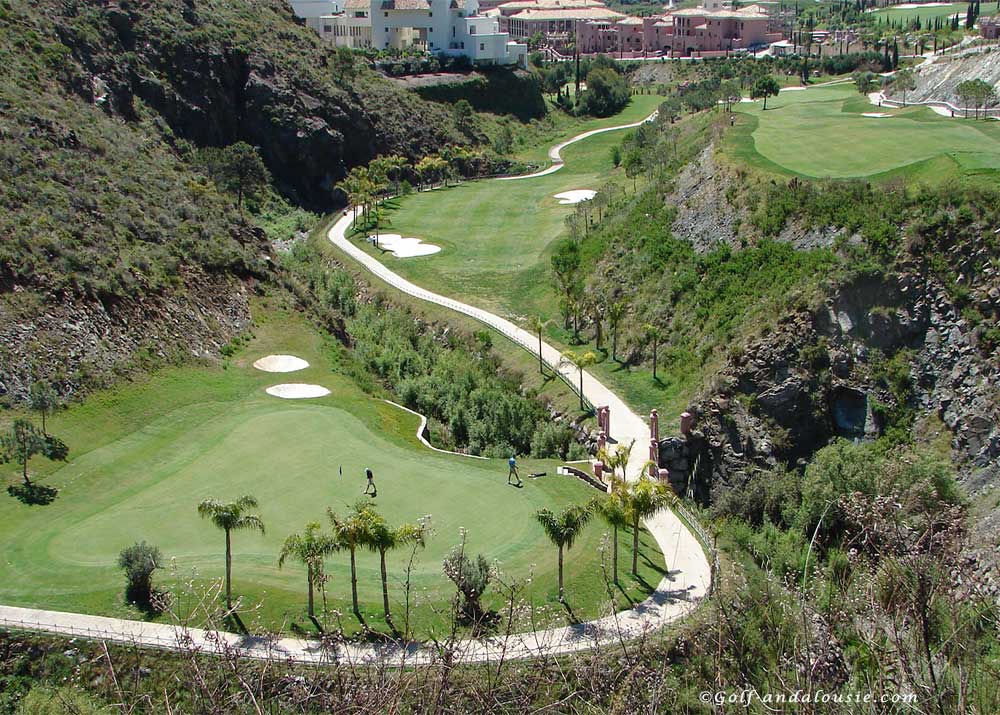 Golf Alferini Villa Padierna trou 1 et 18