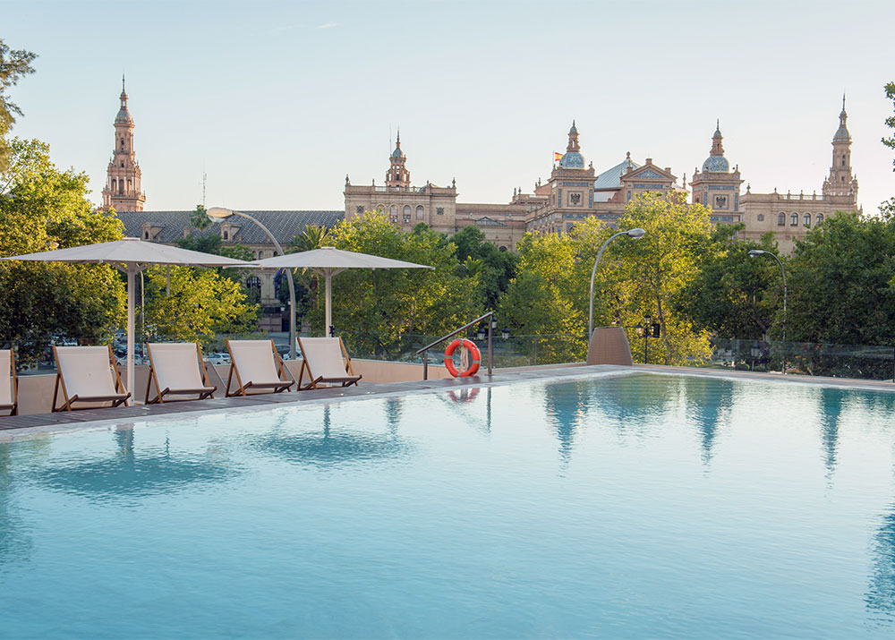 piscine golf + hotel Séville 
