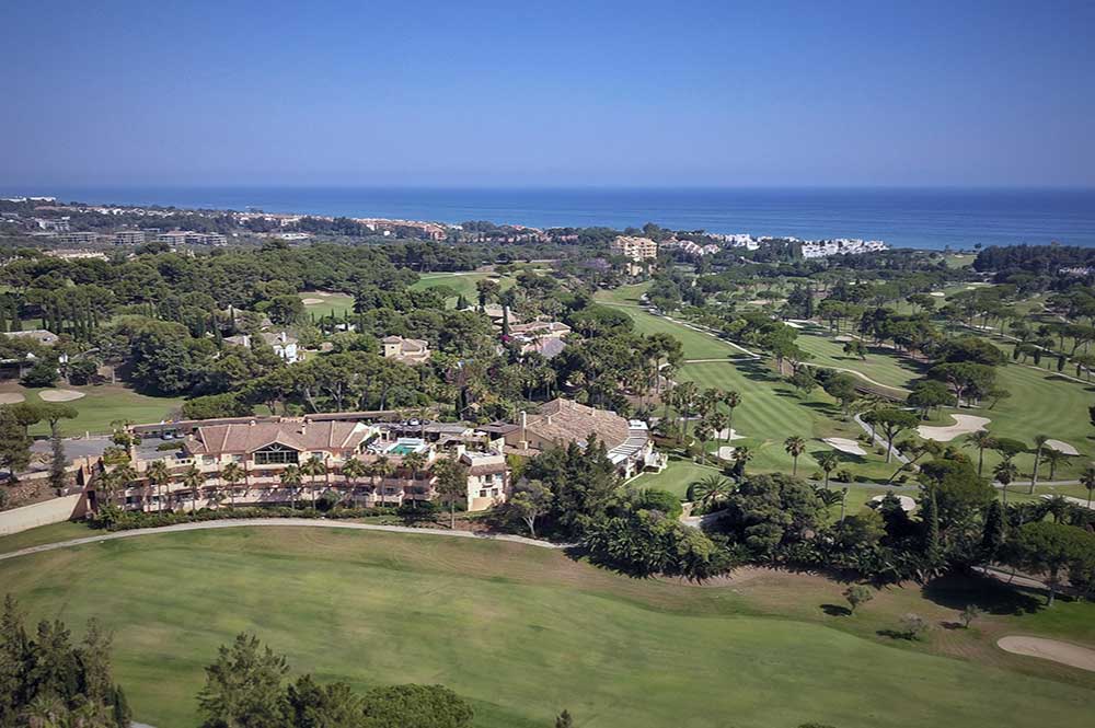 Vue générale hotel golf Marbella 