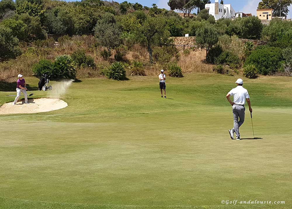 Valle Romano golf Estepona green du 14 