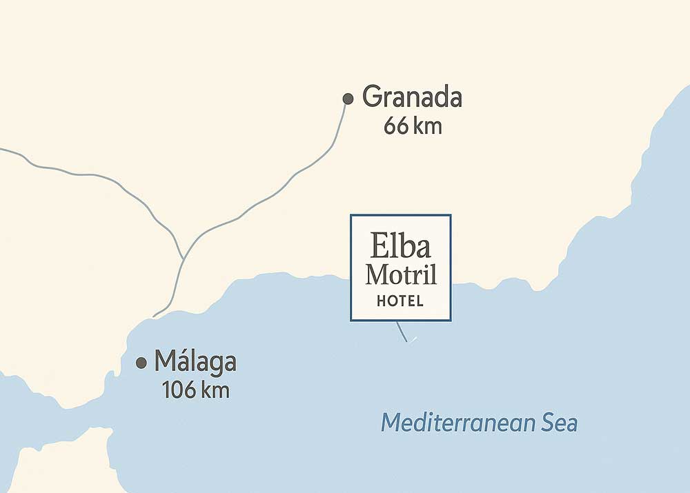 Carte de situation Elba Motril